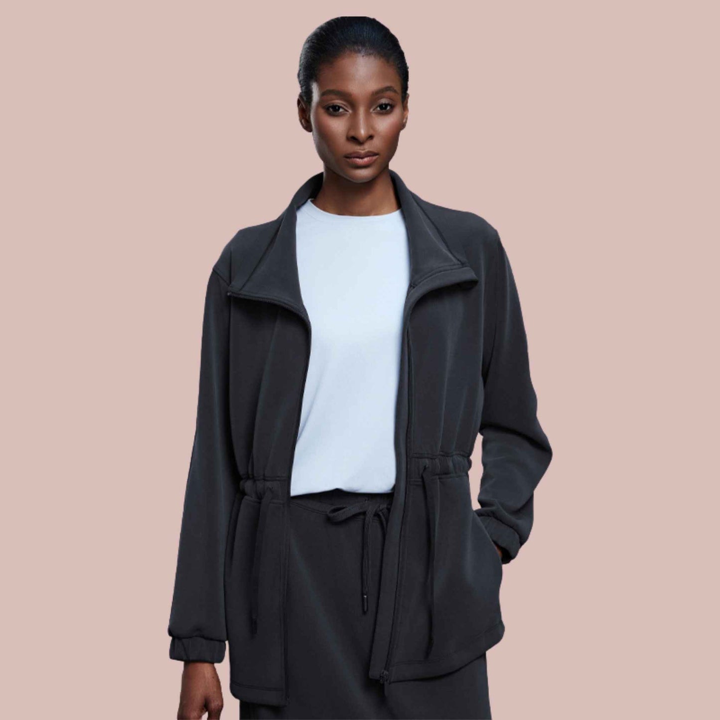 TAILORED FLOW MODEST ACTIVEWEAR JACKET